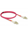 Delock Patchcord światłowodowy LC/LC 50/125µ 2m OM4 (84641) - nr 2