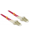 Delock Patchcord światłowodowy LC/LC 50/125µ 2m OM4 (84641) - nr 7