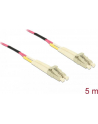 Delock Patchcord światłowodowy LC - LC Duplex OM4 5m (84643) - nr 10