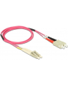 Delock Patchcord światłowodowy LC - SC Multimode Duplex OM4 1m (84680) - nr 5