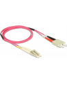 Delock Patchcord światłowodowy LC - SC Multimode Duplex OM4 1m (84680) - nr 7