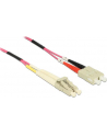Delock Patchcord światłowodowy LC - SC Multimode Duplex OM4 1m (84680) - nr 9