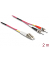 Delock Patchcord światłowodowy LC/ST 50/125µ 2m OM4 (84686) - nr 11