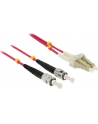 Delock Patchcord światłowodowy LC/ST 50/125µ 2m OM4 (84686) - nr 15