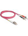 Delock Patchcord światłowodowy LC/ST 50/125µ 2m OM4 (84686) - nr 18