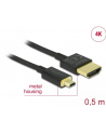 DELOCK DELOCK KABEL HDMI 84788 [1X ZŁĄCZE MĘSKIE HDMI - 1X ZŁĄCZE MĘSKIE MICRO HDMI (TYP D)] 0.50 M (DELOCKKABELHDMIAGTMI (DELOCKKABELHDMIAGTMICROD3D4 - nr 6