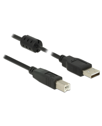 DELOCK DELOCK KABEL USB - USB TYP-B DELOCK 0.5 M CZARNY