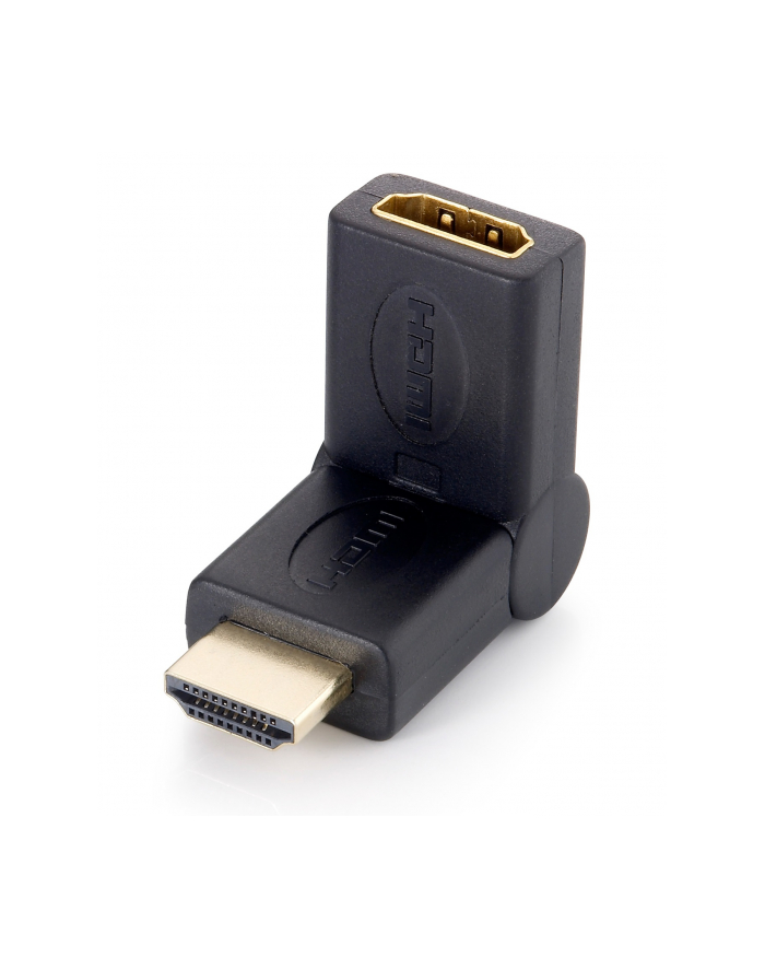 Equip 118911 HDMI > HDMI Adapter foldable, M->F, black główny