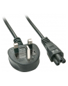 LINDY Kabel zasilający UK - C5, 2m, czarny (30409) - nr 14