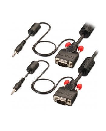 Lindy Kabel VGA-VGA + Audio Mini Jack 10m (LY37303)