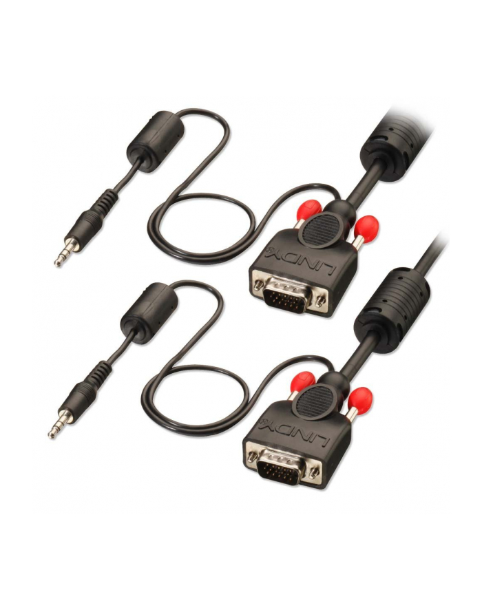 Lindy Kabel VGA-VGA + Audio Mini Jack 10m (LY37303) główny