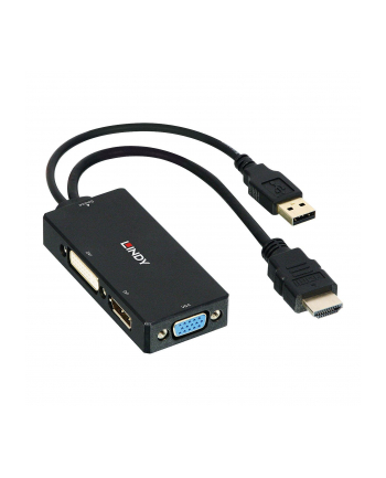 Lindy Konwerter HDMI na DP/DVI/VGA (LY38182)