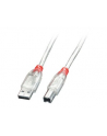 LINDY USB-B 0.2m Przezroczysty (41750) - nr 6