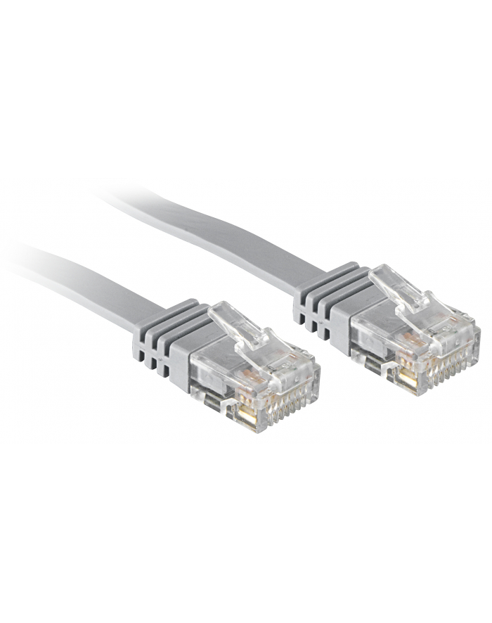 LINDY Patchcord Cat.6 U/UTP płaski 3m szary (47493) główny