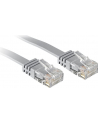 LINDY Patchcord Cat.6 U/UTP płaski 3m szary (47493) - nr 4