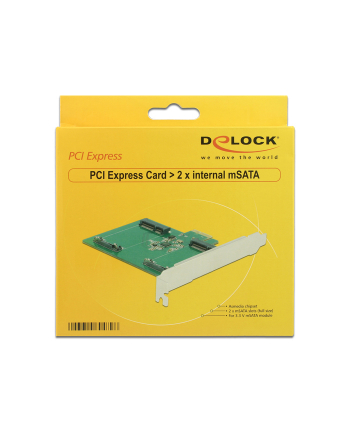 Delock 2x mSATA PCIe (89479)