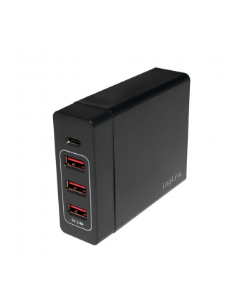 logilink Ładowarka 3x USB-A + 1x USB-C (pa0122)