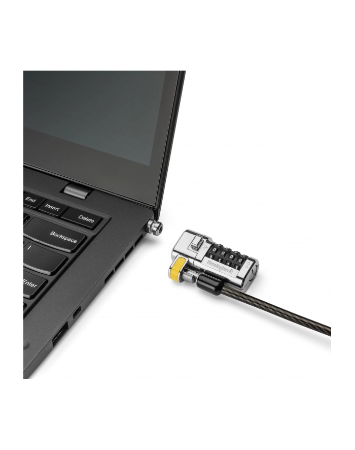 Kensington Blokada Clicksave Do Laptopa 3 W 1 Z Zamkiem Szyfrowym Czarny (K68105Eu) główny