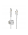 belkin Kabel BoostCharge USB-C/USB-C silikonowy w oplocie 2m, biały - nr 2