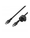 belkin Kabel BoostCharge USB-C/USB-C silikonowy w oplocie 1m, czarny - nr 29