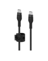 belkin Kabel BoostCharge USB-C/USB-C silikonowy w oplocie 1m, czarny - nr 31