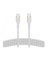 belkin Kabel BoostCharge USB-C/USB-C silikonowy w oplocie 1m, biały - nr 17