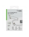 belkin Kabel BoostCharge USB-C/USB-C silikonowy w oplocie 1m, biały - nr 19