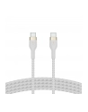 belkin Kabel BoostCharge USB-C/USB-C silikonowy w oplocie 1m, biały - nr 24