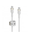 belkin Kabel BoostCharge USB-C/USB-C silikonowy w oplocie 1m, biały - nr 8