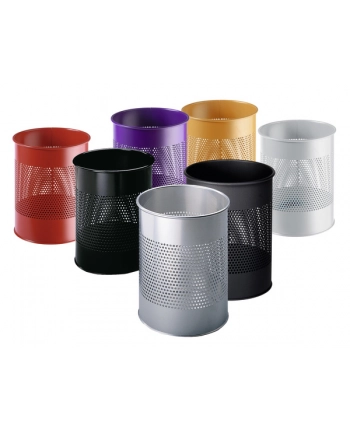 Durable Kosz Na Śmieci Metalowy Okrągły 15 P 165 Mm 331001 (Db331001) nr 2