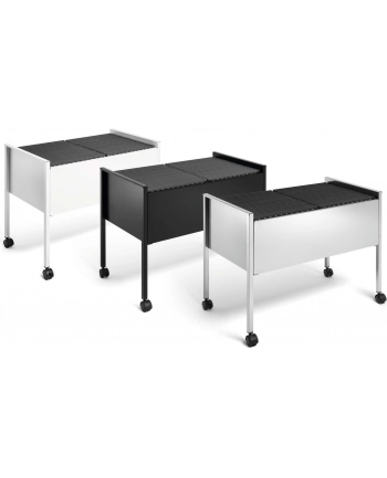 Durable Wózek Na Teczki Zawieszkowe A4 100 Economy Srebrny (308223) nr 2