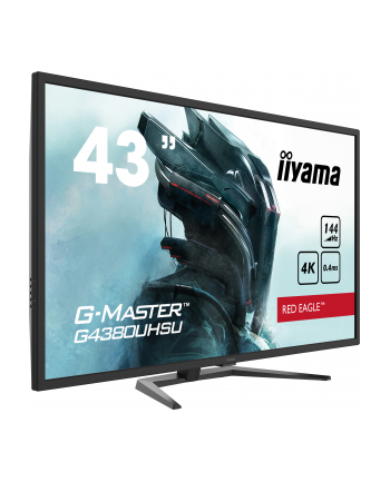 iiyama Monitor 43 cale G4380UHSU-B1 4K, VA, 2xHDMI, DP, 0,4ms, 550cd/m2, USB3.0