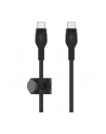 belkin Kabel BoostCharge USB-C/USB-C silikonowy w oplocie 2m, czarny - nr 24