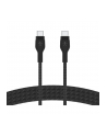 belkin Kabel BoostCharge USB-C/USB-C silikonowy w oplocie 2m, czarny - nr 26