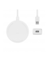 belkin Ładowarka bezprzewodowa 10W + zasilacz QC 3.0 + kabel, biała - nr 42