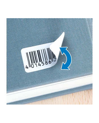 Herma Etykiety odklejalne 4202 Movables A4 63.5 x 8.5mm białe papier matowy 2400szt. zaokrąglone narożniki 4202