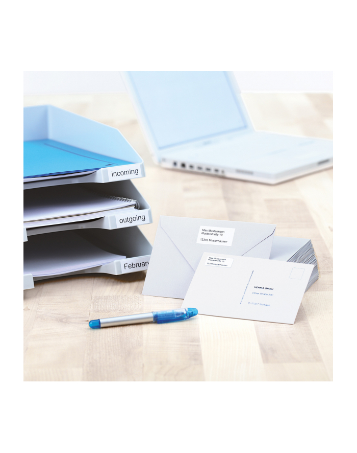 Herma Etykiety Premium 5052 A4 białe 52.5 x 21.2mm papier matowy 1400 szt 5052 główny