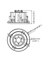 Hikvision Uchwyt Ds-1671Zj-Sdm9 Sufitowy Do Kamer Obrotowych Φ232.9×142.6Mm - nr 3