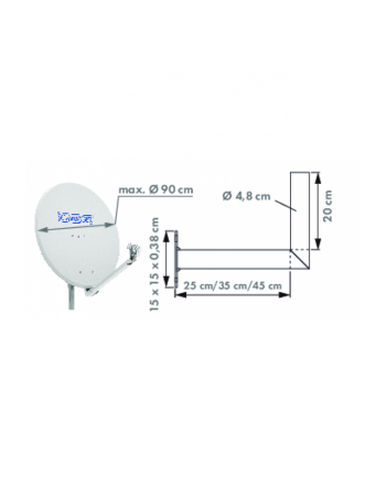 Schwaiger Wah 25 A Wall Mount