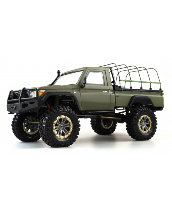 Amewi Model Samochodu Rc Amxrock Rcx10Ps Scale Crawler Pick Up Mattgrün 1:10 Rtr Szczotkowy 2 4 Ghz