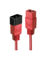 Lindy 30125 Przedłużacz Zasilający Iec C19 Iec C20 Czerwony 3M (Ly30125) - nr 13
