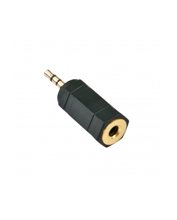 Lindy Przejściówka Stereo Audio wtyk jack 2.5mm/gniazdo jack 3.5mm (LY35622)