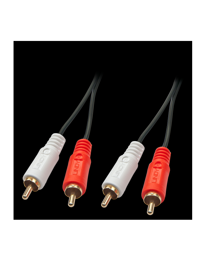 Kabel Lindy RCA (Cinch) - RCA (Cinch) 5m czarny (35663) główny
