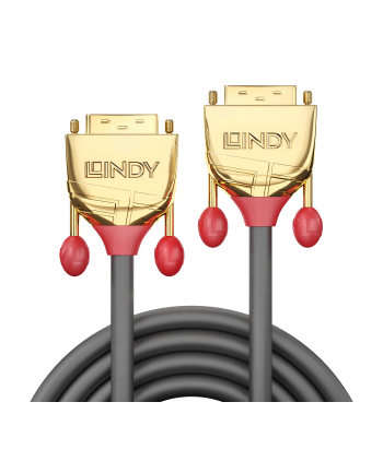 Lindy Kabel DVI-D DVI-D Dual Link złoty 10m (36206)