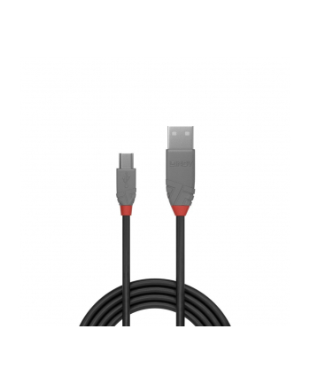 Lindy 36725 Kabel USB 2.0 A-Mini-B Anthra Line 5m (ly36725)