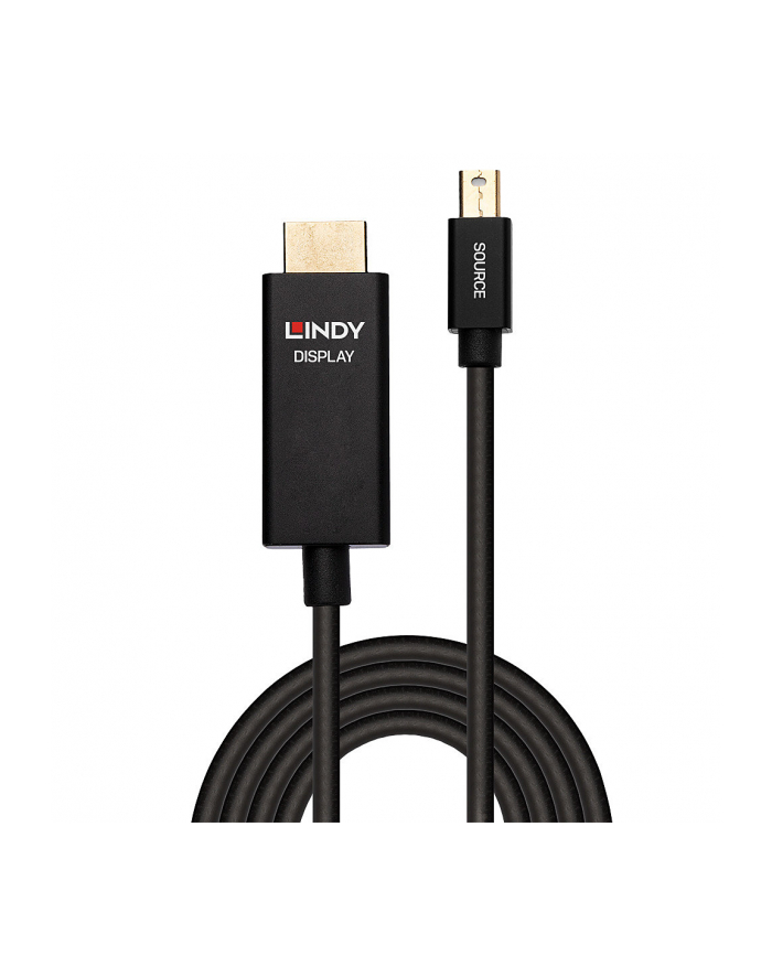 LINDY 40920 AKTYWNY KABEL MINI DISPLAYPORT - HDMI Z HDR - 0,5M główny