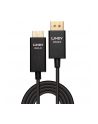 LINDY 40924 AKTYWNY KABEL DISPLAYPORT - HDMI Z HDR - 0,5M - nr 2