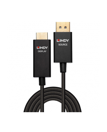 LINDY 40924 AKTYWNY KABEL DISPLAYPORT - HDMI Z HDR - 0,5M