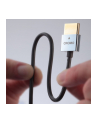 Lindy 41682 płaski  Kabel HDMI - Micro HDMI (typu D) 1.4a High Speed Cat2 Ethernet,  Slim - 2m - nr 1