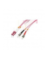 Lindy 46351 Kabel optyczny światłowód LC ST OM4 różowy 2m (ly46351) - nr 3